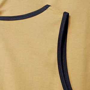 เสื้อกล้ามผู้ชายคุณภาพสูงสั่งทำพิเศษ สีพื้น แห้งเร็ว ระบายอากาศได้ดี ผ้ายืด/ผ้าฝ้ายถัก สำหรับเล่นกีฬา สไตล์ไฮสตรีท 180 - Product Image 4