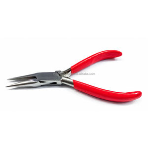 คีมปากแหลมสแตนเลสคุณภาพสูงสำหรับงานจิวเวลรี่ ชุบทอง 18k ขนาด 4.5 นิ้ว - Product Image 4