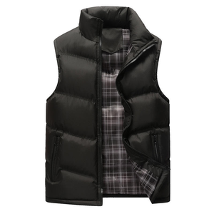 Gilet matelassé sans manches pour homme, léger et chaud, avec fermeture éclair, pour l'hiver, décontracté, pour l'extérieur - Product Image 1
