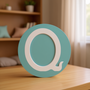 Lettera Decorativa Ilan Q 11Cm Bianca Per Decorazione Casa - Product Image 2