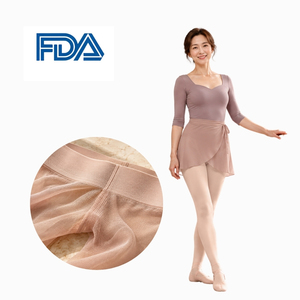 Modern Dance Training Ballet <b>Tights</b> OEM Custom Packaging Nylon Thin <b>Sheer</b> Antibacterial Breathable Quick Dry Taiwan Made - Product Image 2