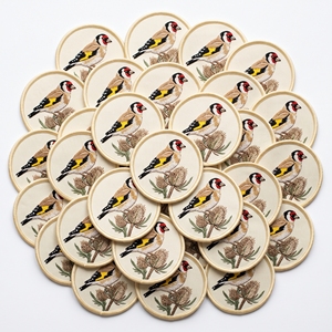 Insignias Bordadas Rectangulares con Diseño de Fruta de Quince y Escudo de Rama Botánica para Prendas y Delantales, Proveedor Mayorista - Product Image 6