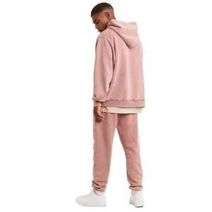 Sudadera con Capucha Rosa Vintage, Sudadera Holgada con Capucha, Sudadera de Algodón y Felpa, Sudadera Urbana Personalizada OEM - Product Image 6