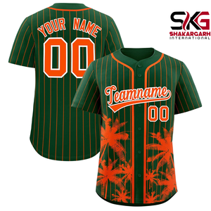 Maillot de baseball bleu marine personnalisé à manches courtes, nom de l'équipe et numéro imprimés, uniforme sportif - Product Image 5