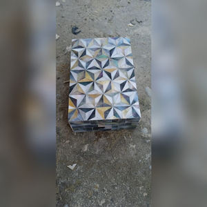 Joyero y Caja de Baratijas Tradicional India Hecha a Mano con Incrustaciones de Nácar, Obra Artística de la INDIA - Product Image 5