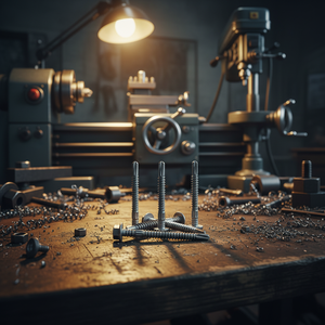 Vis autoperceuses à tête à rondelle en acier au carbone zingué/galvanisé à chaud, filetage métrique/pouces standard, classe 8, marque PDC, modèle 5 - Product Image 1