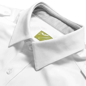 Haute qualité prix usine abordable hommes pilote chemise de sécurité manches longues et courtes couleur blanc ou bleu ciel - Product Image 3