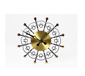 Brass Metal <b>Wall</b> <b>Clock</b> for Study Room/ Dining Room/ Office & Outdoor <b>Wall</b> <b>Decoration</b> With Manufacture From India - Product Image 2