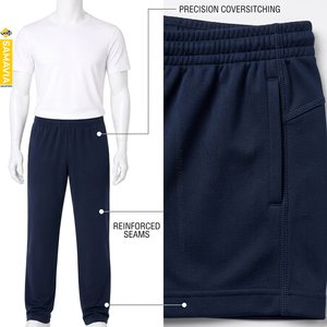 SAMAVIA Custom Knitted Corduroy <b>Elastic</b> <b>Waist</b> Polyester Casual Men's Pants & <b>Trousers</b> Quick Dry Breathable OEM ODM Manufacturer - Product Image 4