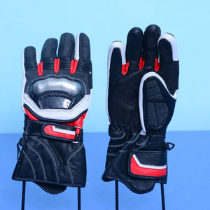 Guantes de Motocicleta de Invierno de Cuero Vacuno Genuino, Duraderos, Ligeros, Impermeables, Protección Completa para los Dedos, Antideslizantes, Unisex - Product Image 1