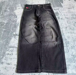 Jeans Oversize Américains Hip Hop Joker pour Femme, Style Street Y2K, Nouveauté en Liquidation, Pantalon Large Unisexe Tendance - Product Image 1