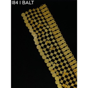 Cinturón de cintura elegante de aleación chapado en oro, cinturón de monedas chapado en oro, cinturón árabe, cinturón de Oriente Medio, cinturón islámico para boda - Product Image 6