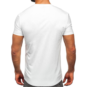 T-shirt Homme Sur Mesure 100% Coton Peigné Anti-Plis Respirant Séchage Rapide Style Formel Lettres Coupe Ample Dernières Tendances - Product Image 5