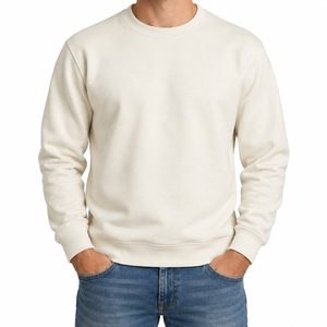 Ensemble de survêtements d'hiver personnalisés pour hommes 2026 – Coupe oversize en polyester/coton, écologique, 350g, respirant, couleur unie - Product Image 6