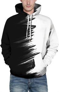 Sudadera con Capucha de Camuflaje para Hombre, Corte Holgado, Estampado por Sublimación, Felpa Francesa, Estilo Casual Urbano para Otoño - Product Image 2