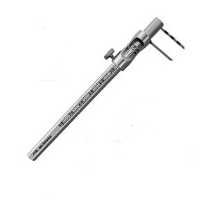 <b>Sliding</b> Caliper Round Gauge 5 Inch Straight 0-80mm Precision Dental Implantology Measuring Instrument Stainless Steel Accurate - Product Image 3