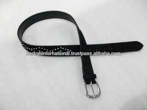 เข็มขัดหนังคริสตัลสำหรับสุภาพสตรีผู้ชายและเด็ก - Product Image 3