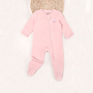 Body de Algodón Orgánico Premium ALB14 con Cierre - Unisex, Manga Larga, Tejido Transpirable para las 4 Estaciones - Product Image 6