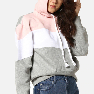 URBANGAZER INDUSTRIES Women's High Street Style Breathable 100% Cotton <b>Canvas</b> Heavyweight Hoodie with Full-Length Sleeves - Product Image 3
