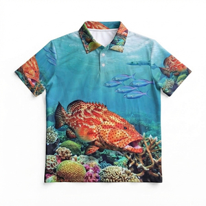Camiseta de Pesca Personalizada con Protección Solar UPF 50+, Secado Rápido, Impermeable, de Alto Rendimiento, para Hombre y Mujer, con Mangas Largas - Product Image 1