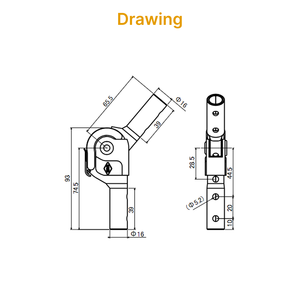 Mécanisme pliant japonais KS-12HG(FD) de qualité supérieure et à prix compétitif pour chaise de bureau à dossier haut - Product Image 4