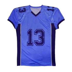 Tenues de football américain confortables avec logo brodé sublimé, maillots et shorts imprimés, équipement de football élégant 2026 - Product Image 2
