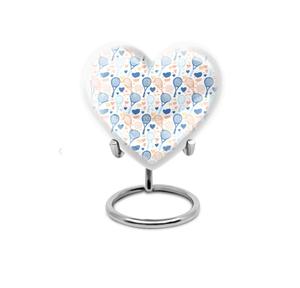 โกศรูปหัวใจสวยงามสำหรับเก็บอัฐิคน พร้อมฐานตั้ง สำหรับงานศพและตกแต่ง - Product Image 6