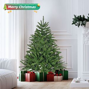 Albero di Natale Artificiale Premium in Abete con Cerniere, 1,37 m, 663 Punte e Supporto in Metallo, Decorazione Natalizia per Interni - Product Image 6