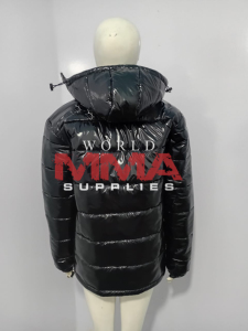 Men's winter Breathable Hooded Puffer <b>Jacket</b> <b>with</b> Polyester/Cotton <b>Lining</b> - Product Image 2