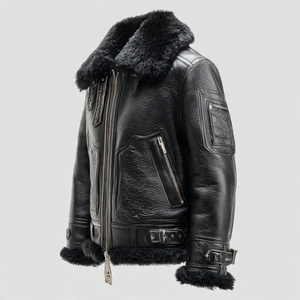เสื้อแจ็คเก็ตหนังขนสัตว์พรีเมียม ทนทาน เหมาะสำหรับการสวมใส่ในโอกาสที่เป็นทางการ ตัวนี้คือสัญลักษณ์แห่งความมั่งคั่งและความทนทาน เสื้อแจ็คเก็ตฤดูหนาวที่ทนทานจริงๆ - Product Image 1