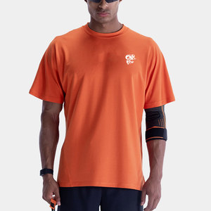 T-shirts amples en mélange de coton de haute qualité, doux et confortables, pour hommes, pour la gym, l'entraînement, coupe ample, streetwear - Product Image 1