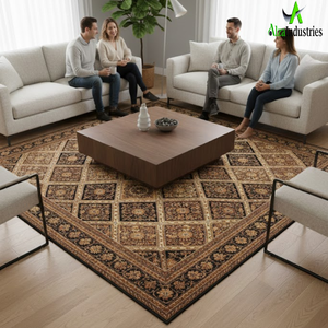 Alfombra de Primera Calidad |   Mezcla de lana, algodón, seda y yute |   Decoración de Piso de Fibra Sintética Duradera |   Alfombras Elegantes para el Hogar 2026, Alfombras XL - Product Image 3