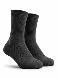 White Crew Woven Eco-Friendly Breathable Anti-Slip <b>Waterproof</b> Sports <b>Socks</b> Black Stripe Running Basketball Soccer Football - Product Image 1