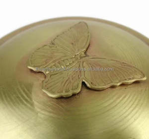 Caja de Joyería de Latón con Diseño de Mariposa, Hecha a Mano, Decorativa, por ARTISAN CRAFT, Diseño Moderno y Ecológico - Product Image 6