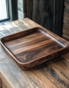 Plateau de service en bois de qualité supérieure, finition lisse, forme ovale, design moderne, personnalisable pour des dîners de luxe et des réceptions haut de gamme - Product Image 2