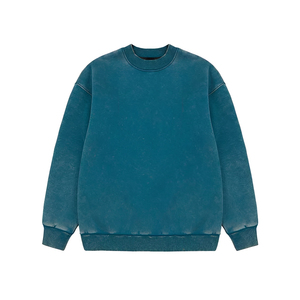 Sweat-shirt personnalisé unisexe en molleton 100 % coton respirant, écologique, délavé à l'acide, de haute qualité, coupe classique, 300g - Product Image 4