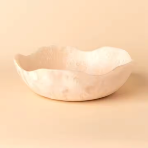 Bol de service élégant en résine époxy polie, fait main, qualité alimentaire, écologique, Artizon Studio, couleur et forme personnalisables, décoratif - Product Image 2