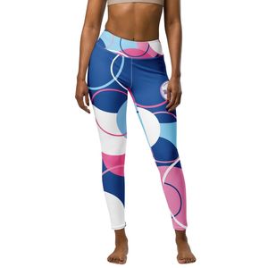 Leggings de yoga pour femmes Jack and Jill, taille haute, extensibles, pantalons de fitness confortables, collants d'entraînement athlétiques, vêtements de sport personnalisables avec logo - Product Image 1