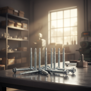 Tornillos Autorroscantes TEK con Cabeza Hexagonal y Ranura Hexagonal, Acero al Carbono Zincado, Fabricante Vietnamita, Clase 4.8 6.8, Rosca Gruesa PDC - Product Image 1