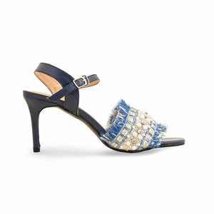 Sandalia Tacón Formal Azul FR5422 - Product Image 4