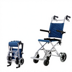 Poussette pliante légère en alliage d'aluminium pour voyages, <span class=keywords><strong>ultra</strong></span>-légère, pour personnes âgées et enfants - Product Image 1