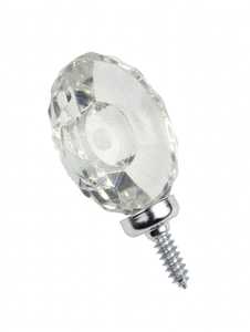 Poignée de tiroir en verre cristal transparent de luxe Shri Govind International, bouton de meuble à découpe diamantée, poignée de placard de cuisine, décoration intérieure - Product Image 1