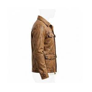 Chaqueta de cuero premium de alta calidad, muy elegante y genial para hombres. - Product Image 2