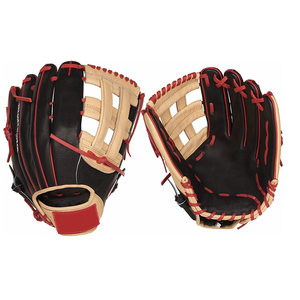 Gants de frappeur de baseball et de softball en cuir tressé professionnels personnalisés avec support de poignet pour l'entraînement et la compétition, taille XL disponible - Product Image 1