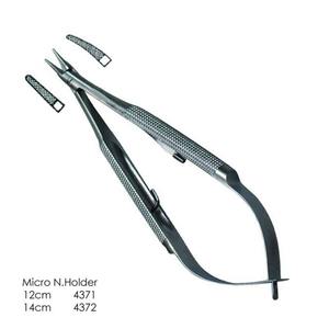 Best Selling 18cm Quality Metal Surgical Needle Holder Lock Manual Forceps Straight Suture Instrument Set by <b>Blush</b> Surgical - Product Image 5