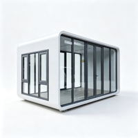 Fabricant de Cabines Préfabriquées Apple en Chine, Cabine Apple de 20 pieds, Structure Modulaire en Acier, Conception Isolée pour Utilisation en Habitation ou Bureau
