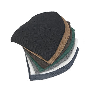 Chapeau de prière islamique musulman Kufi pour homme, bonnet traditionnel en coton, broderie personnalisée, vente en gros - Product Image 2