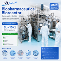 Biorreactor Biofarmacéutico de 5L~100KL, Biofermentador que Cumple con el Estándar GMP ASME con Certificado ISO CE para la Producción de Vacunas