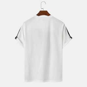 T-shirts pour hommes en coton 100% de qualité durable, nouvelle mode, manches courtes, vêtements d'été, taille personnalisée avec motif de lettres, t-shirt pour hommes - Product Image 2