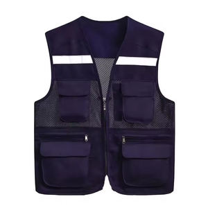 Wholesale Supplier Working Wear Hi Vis Flash Reflect Multiple Pocket Heavy Duty Safety Vest Waterproof Class 2 Uniform Polyester - Product Image 1